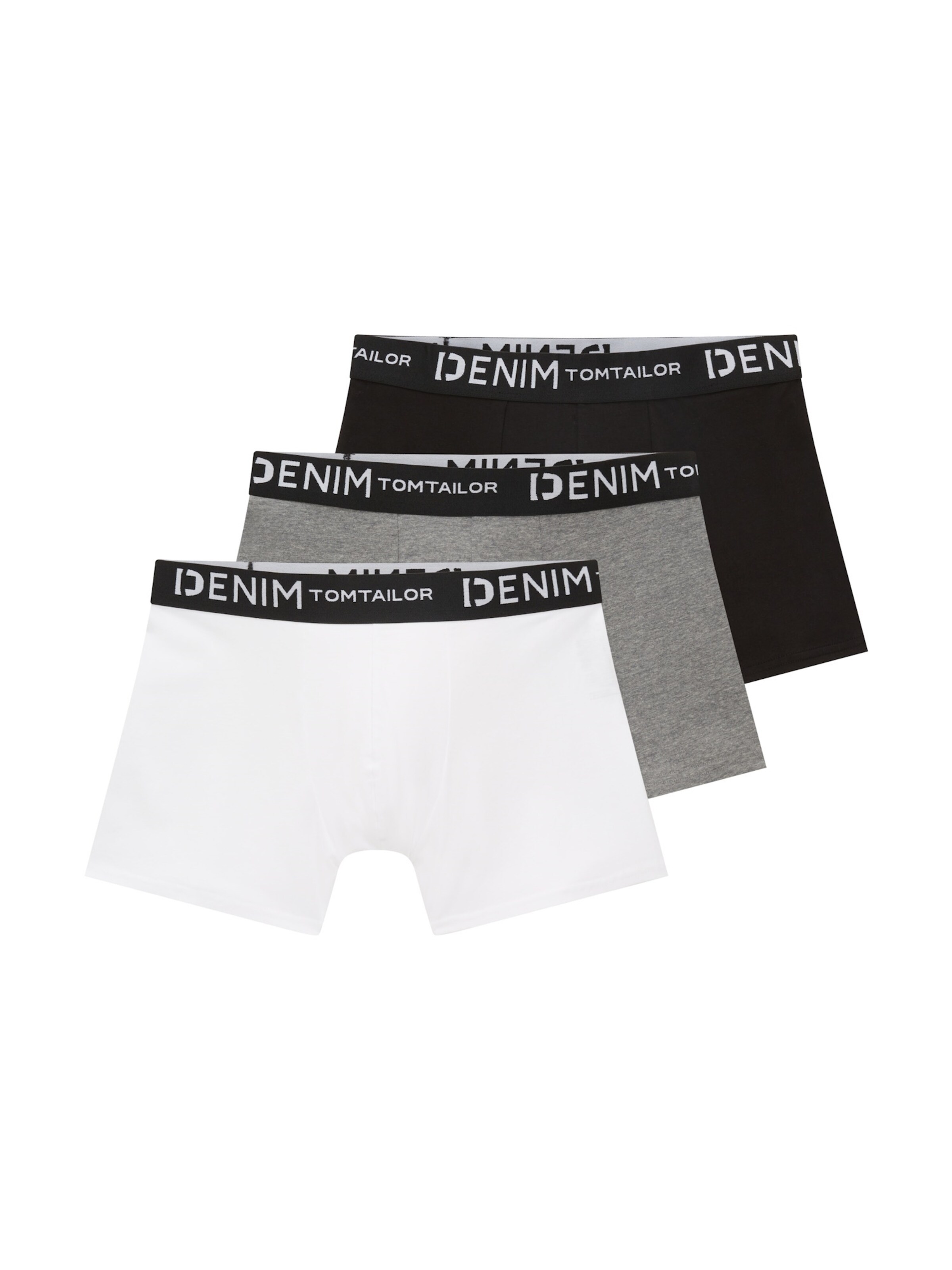 Boxers TOM TAILOR DENIM en gris : devant