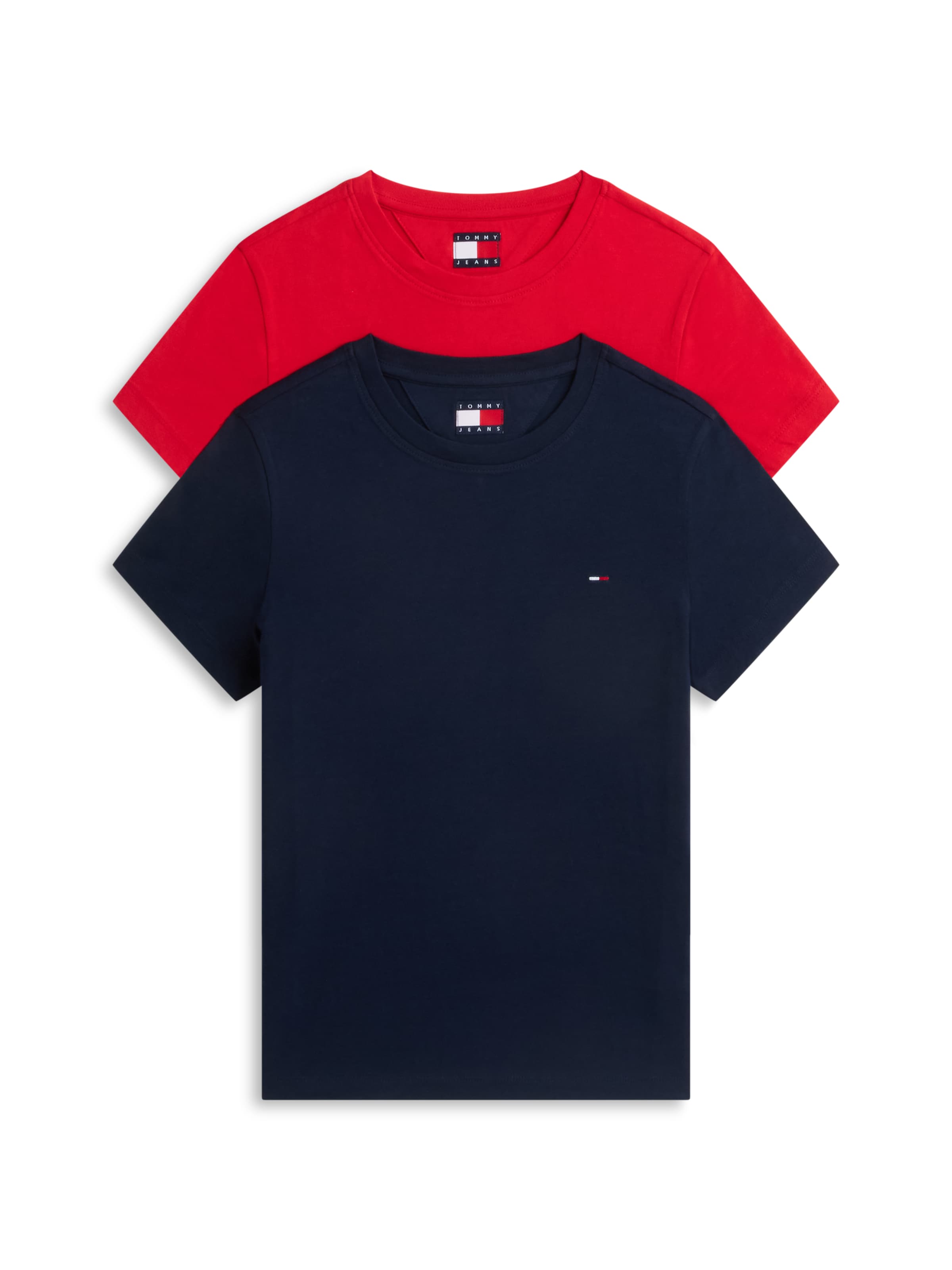 zils Tommy Jeans T-Krekls: no priekšpuses