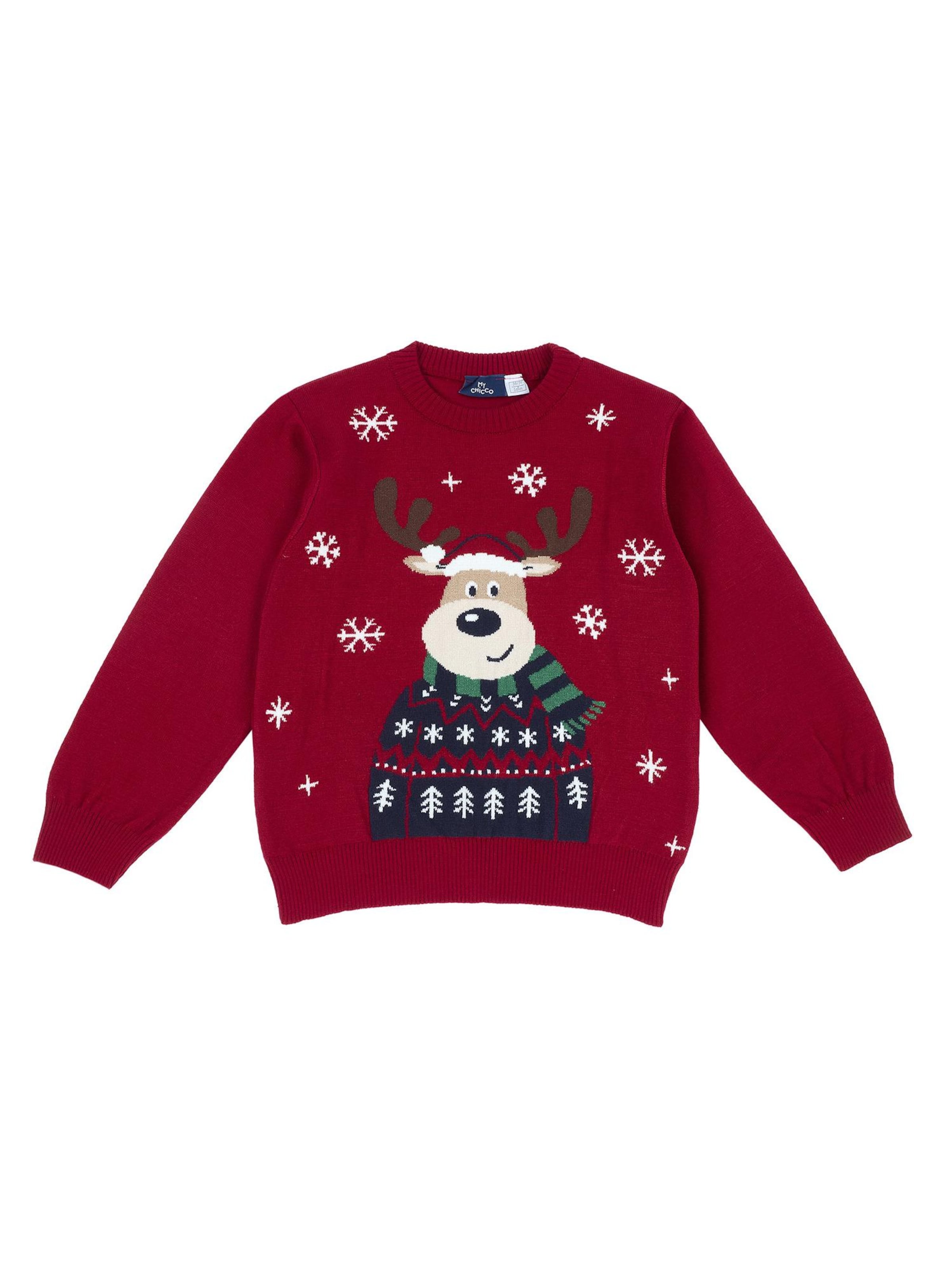 Chicco Svetr ve velikosti 86 - béžová / námořnická modř / tmavě červená / bílá, Produkt