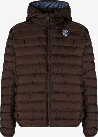 North Sails Übergangsjacke Skye Puffer Jacket in Braun: predná strana