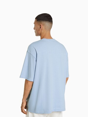 T-Shirt Bershka en bleu