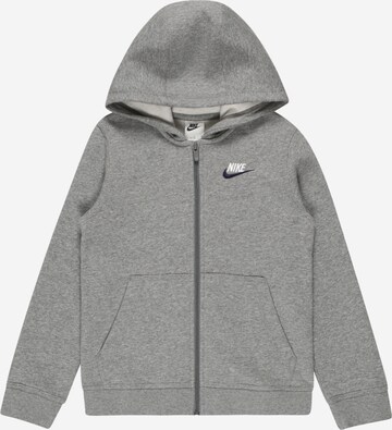 Nike Sportswear Sweatjacke in Grau: predná strana