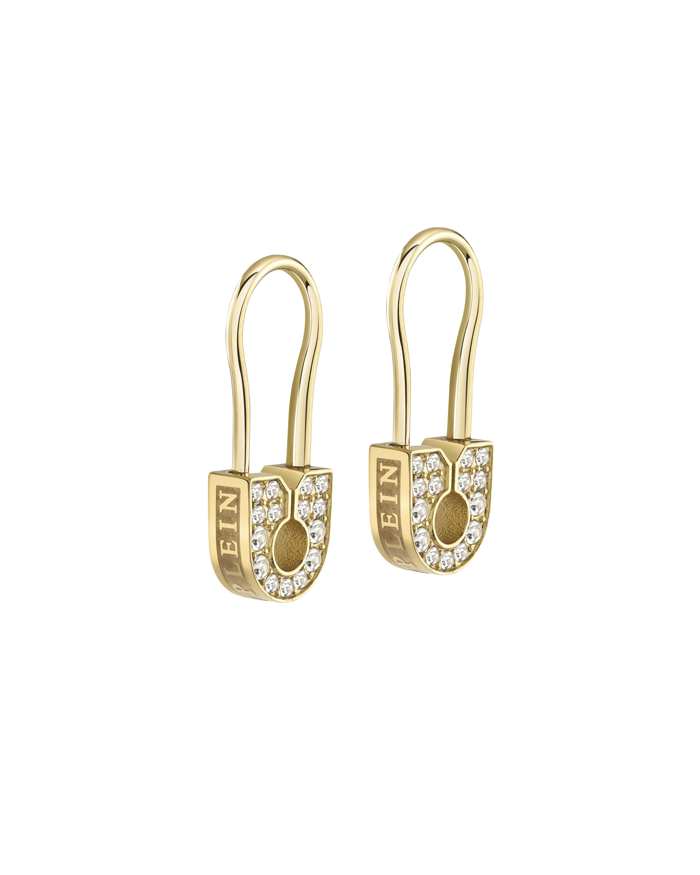 Boucles d'oreilles 'PLEIN SAFETY PIN' Philipp Plein Jewellery en or