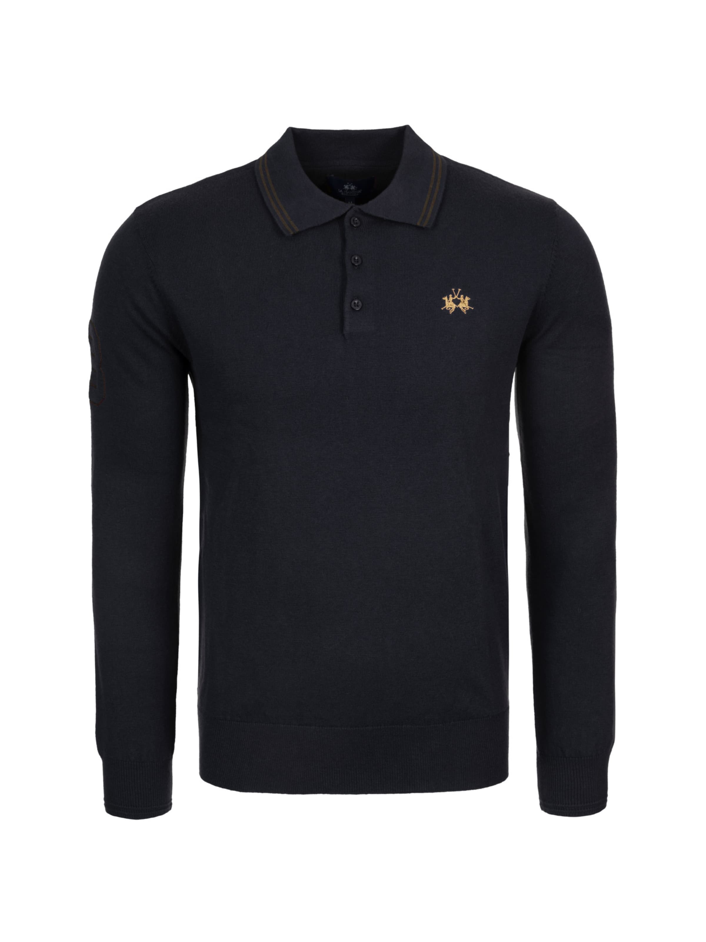 Pullover 'MBS306' di La Martina in blu: frontale