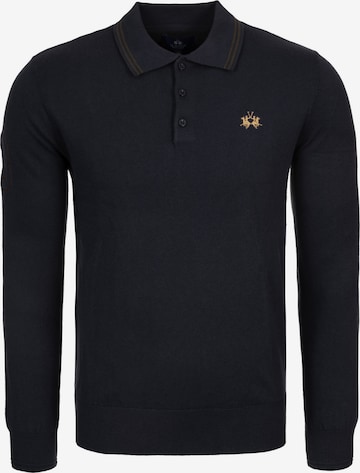 Pullover 'MBS306' di La Martina in blu: frontale