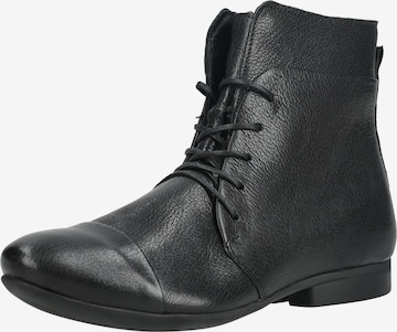 THINK! Schnürstiefelette in Schwarz: Vorderseite