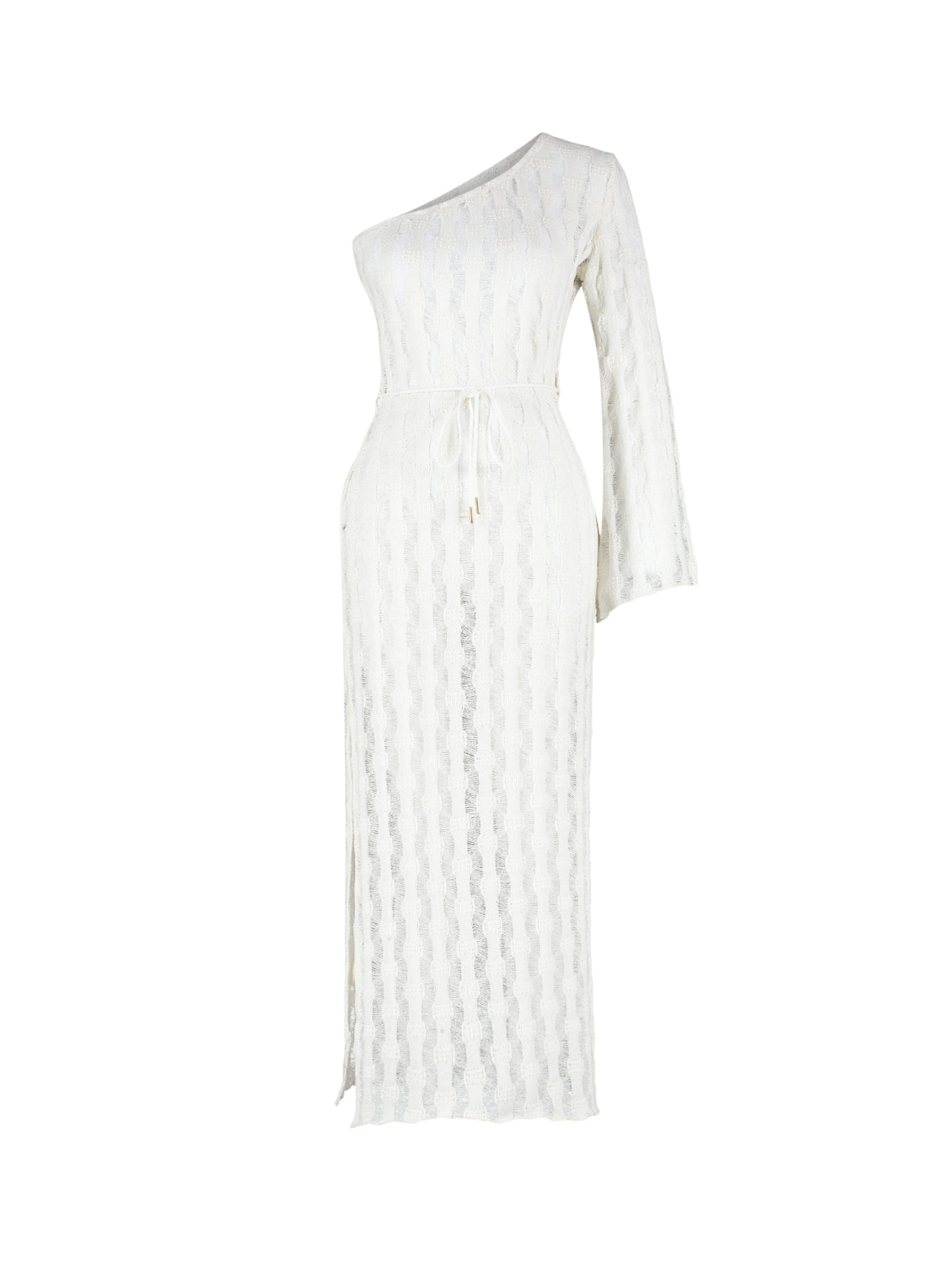 Trendyol - Vestido de punto en beige: frente