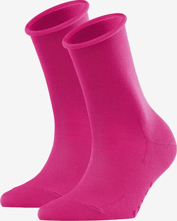 Chaussettes FALKE en rose : devant