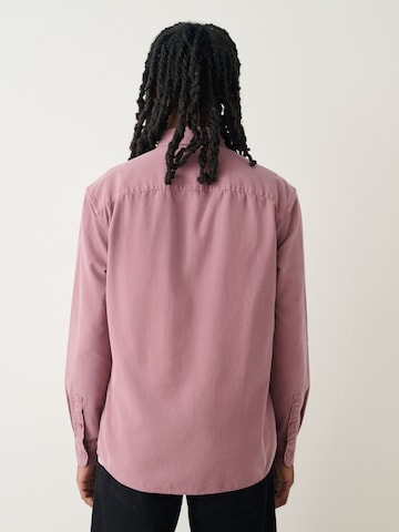 Next Средняя посадка Рубашка в Ярко-розовый