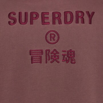 Superdry Sweatshirt in Rot
