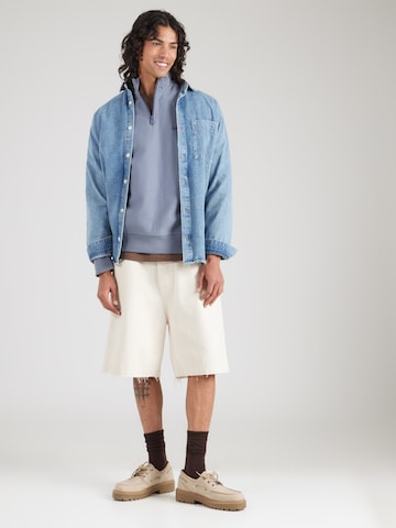 Carhartt WIP Regular fit Суичър 'American Script' в синьо