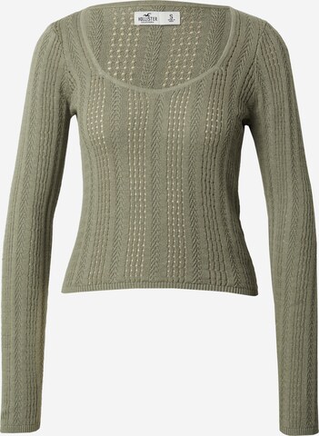 Pull-over HOLLISTER en vert : devant