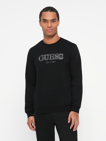 GUESS - Sudadera en negro: frente