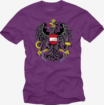 MAKAYA Shirt in Purple: front