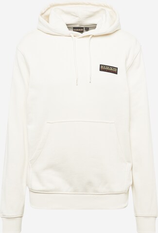 NAPAPIJRI Sweatshirt 'IAATO' in White: front