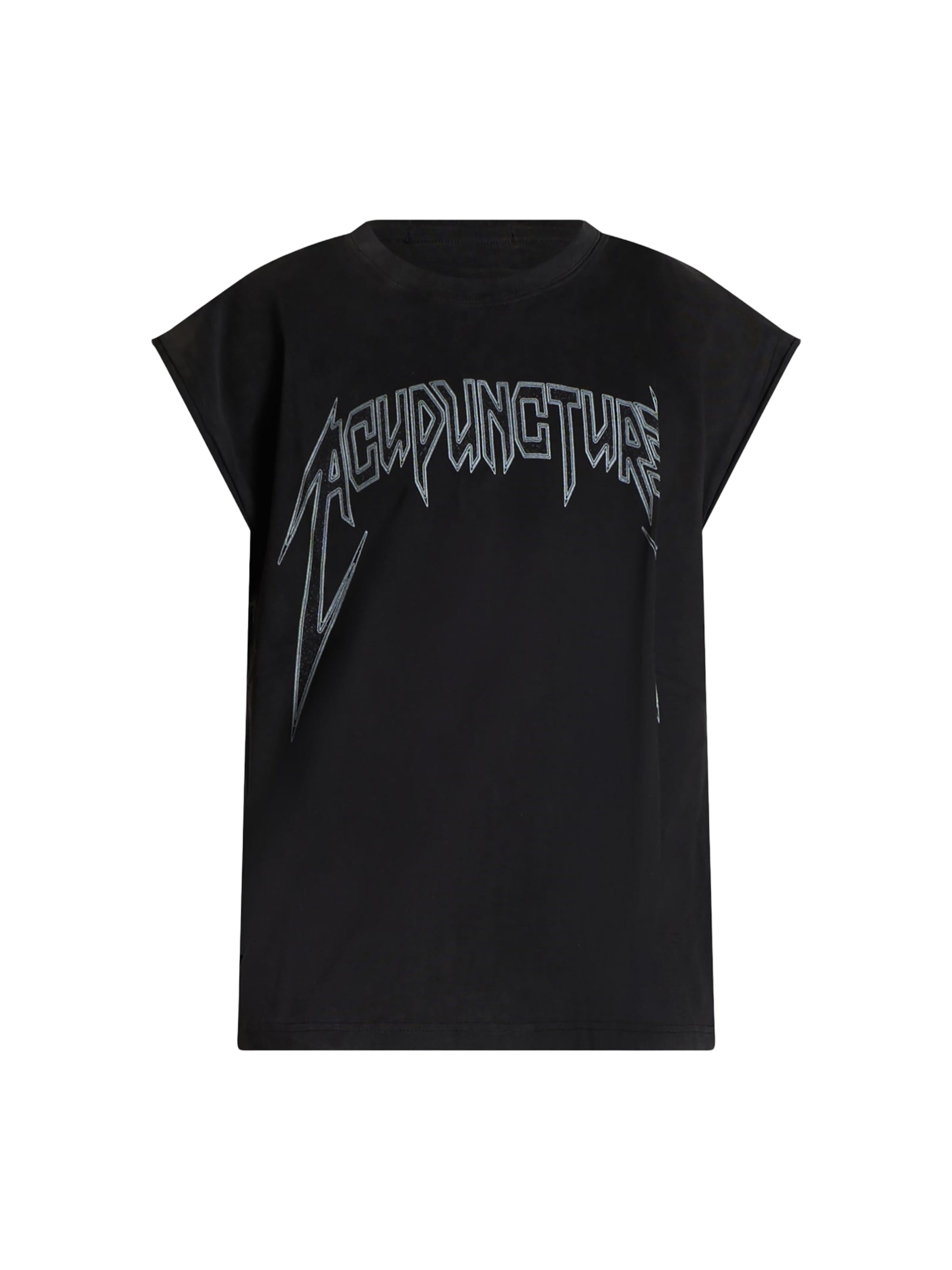 T-Shirt ACUPUNCTURE en noir : devant