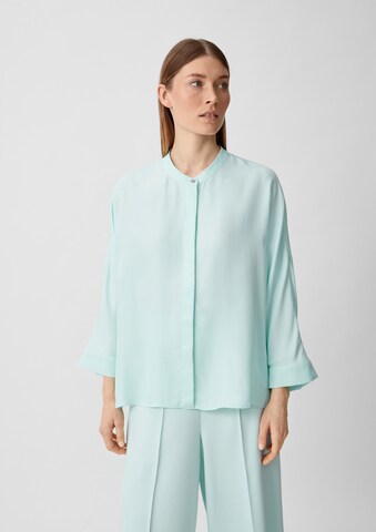 COMMA Blouse in Blauw: voorkant