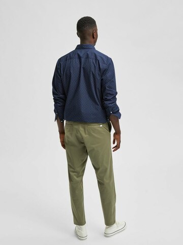SELECTED HOMME Slim fit Chino Pants 'Repton' in Green