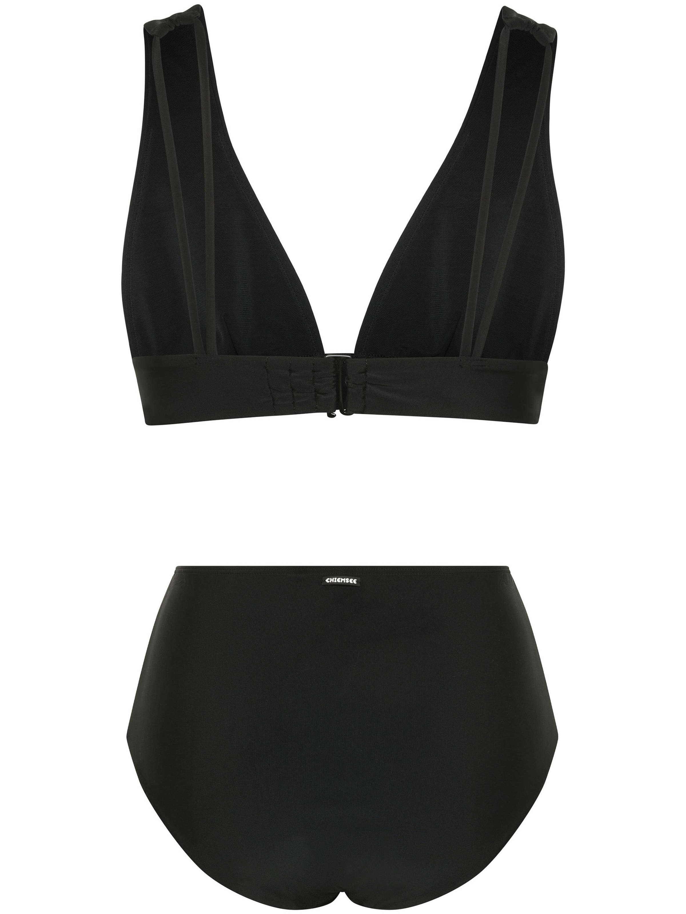 CHIEMSEE Triangle Bikini Top in Black