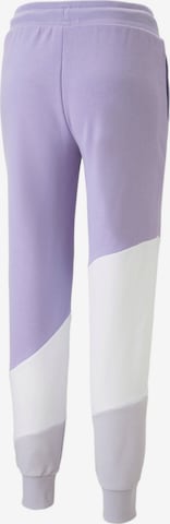 PUMA Tapered Sports trousers 'Power Cat' in Purple