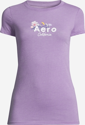AÉROPOSTALE Shirt in Purple: front