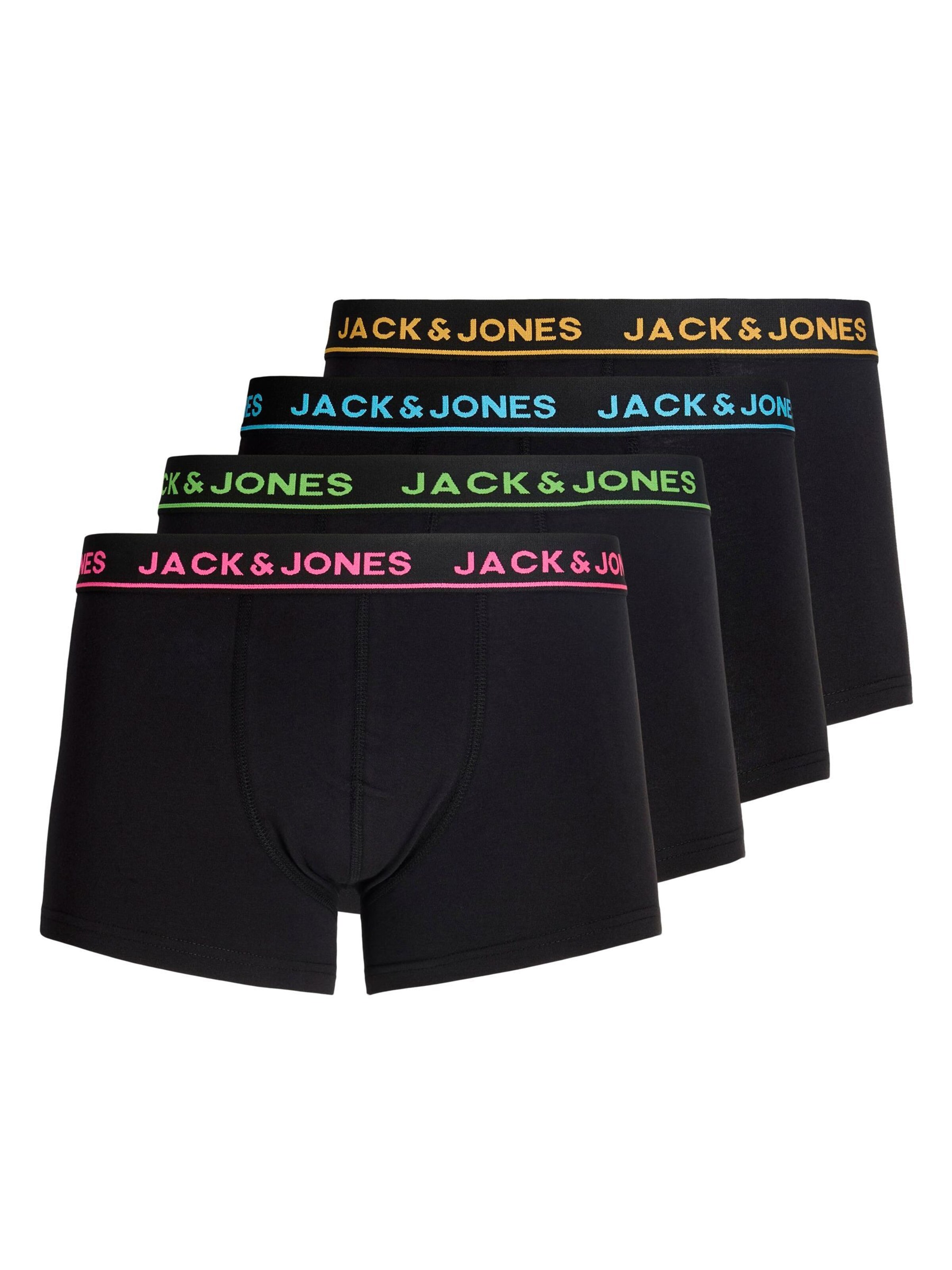 JACK & JONES Boxershorts in Zwart: voorkant