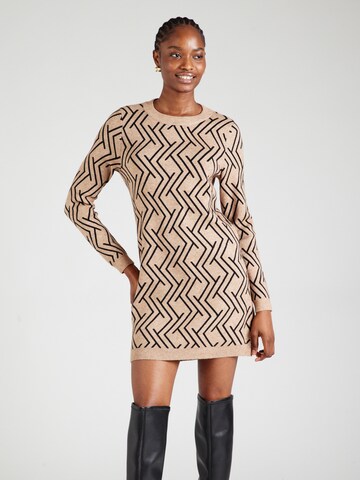 ONLY Knitted dress 'ONLJENNI' in Brown: front