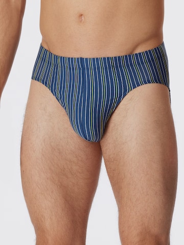 SCHIESSER Slip ' 95/5 Organic ' in Blauw: voorkant