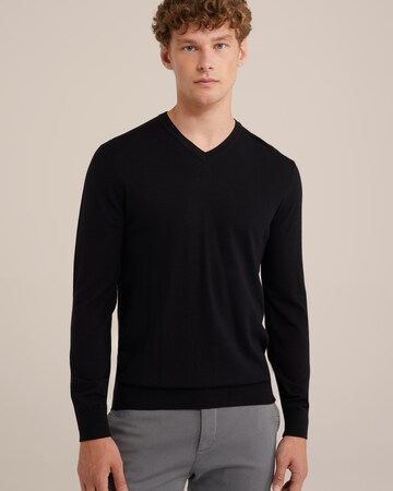 WE Fashion Pullover in Schwarz: Vorderseite