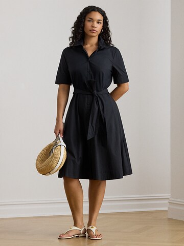 Lauren Ralph Lauren Dolga srajca 'FINNBARR' | črna barva: sprednja stran