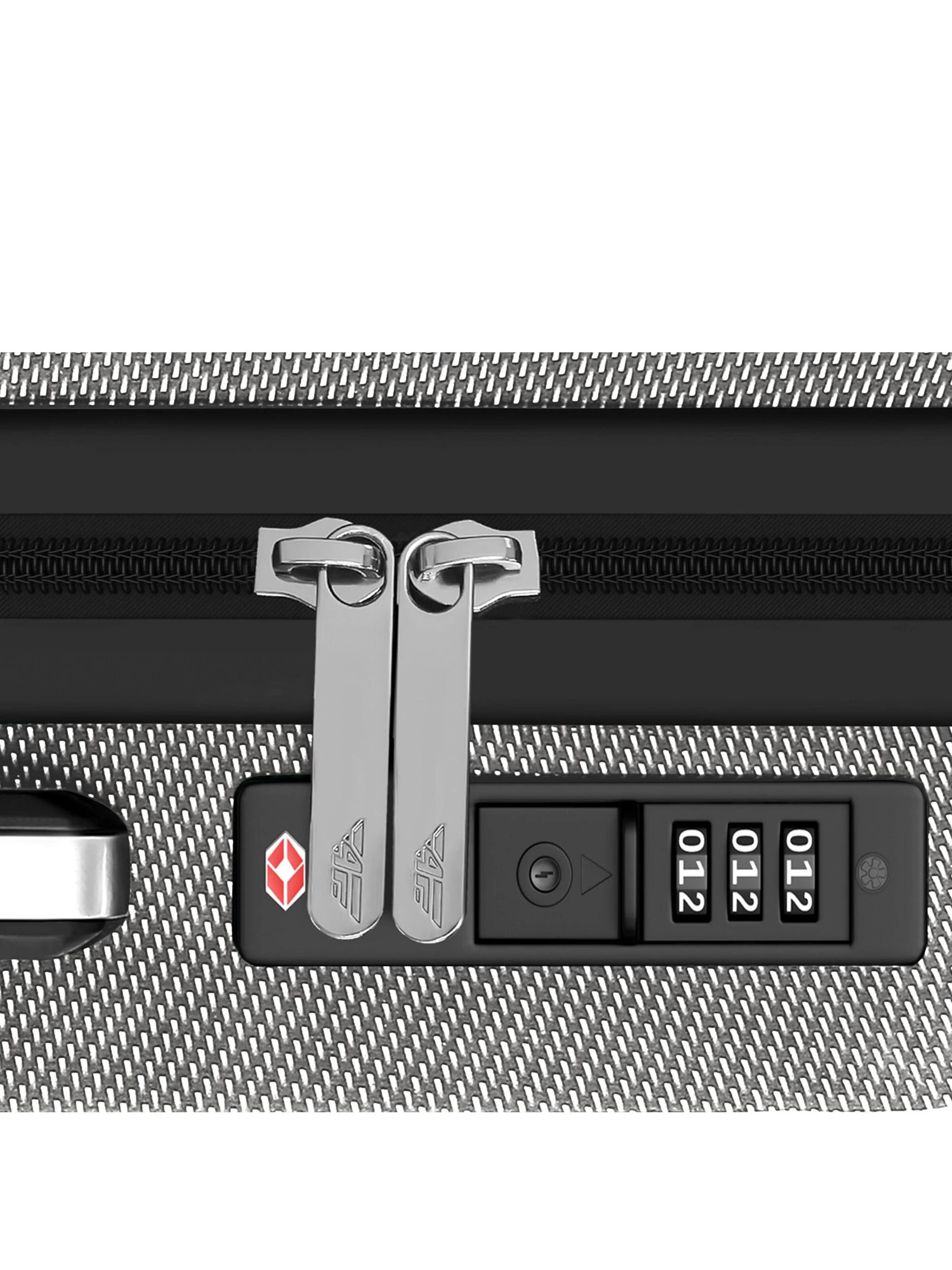 4FLY Suitcase 'Carbo' in Silver
