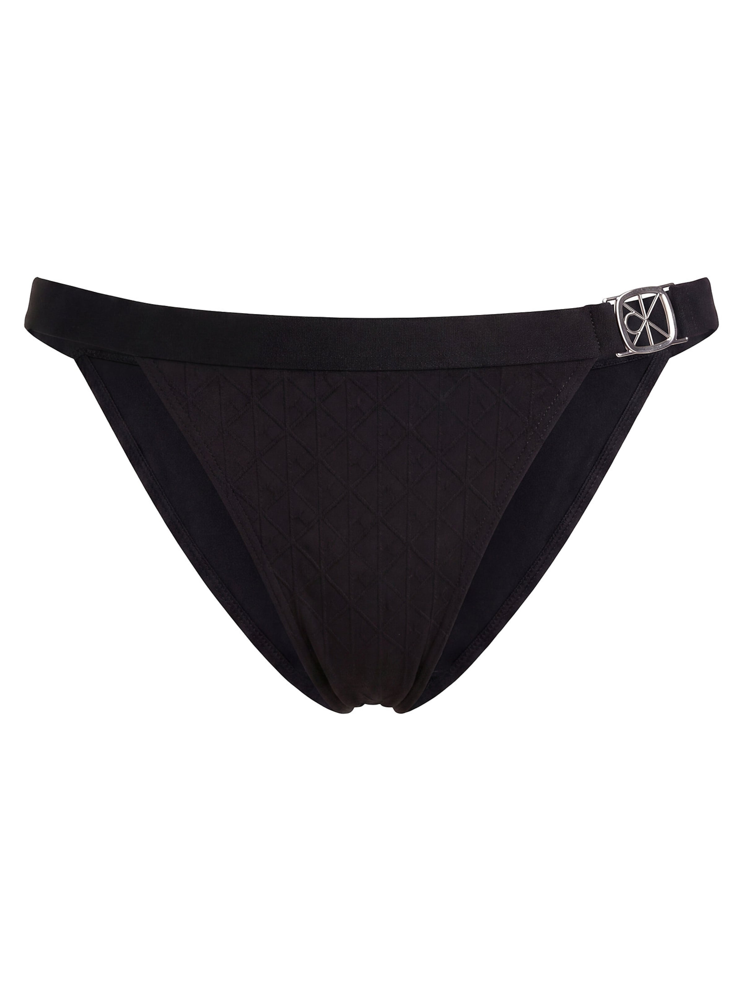 Slip Calvin Klein en noir : devant