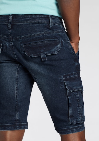 H.I.S Regular Cargohose in Blau