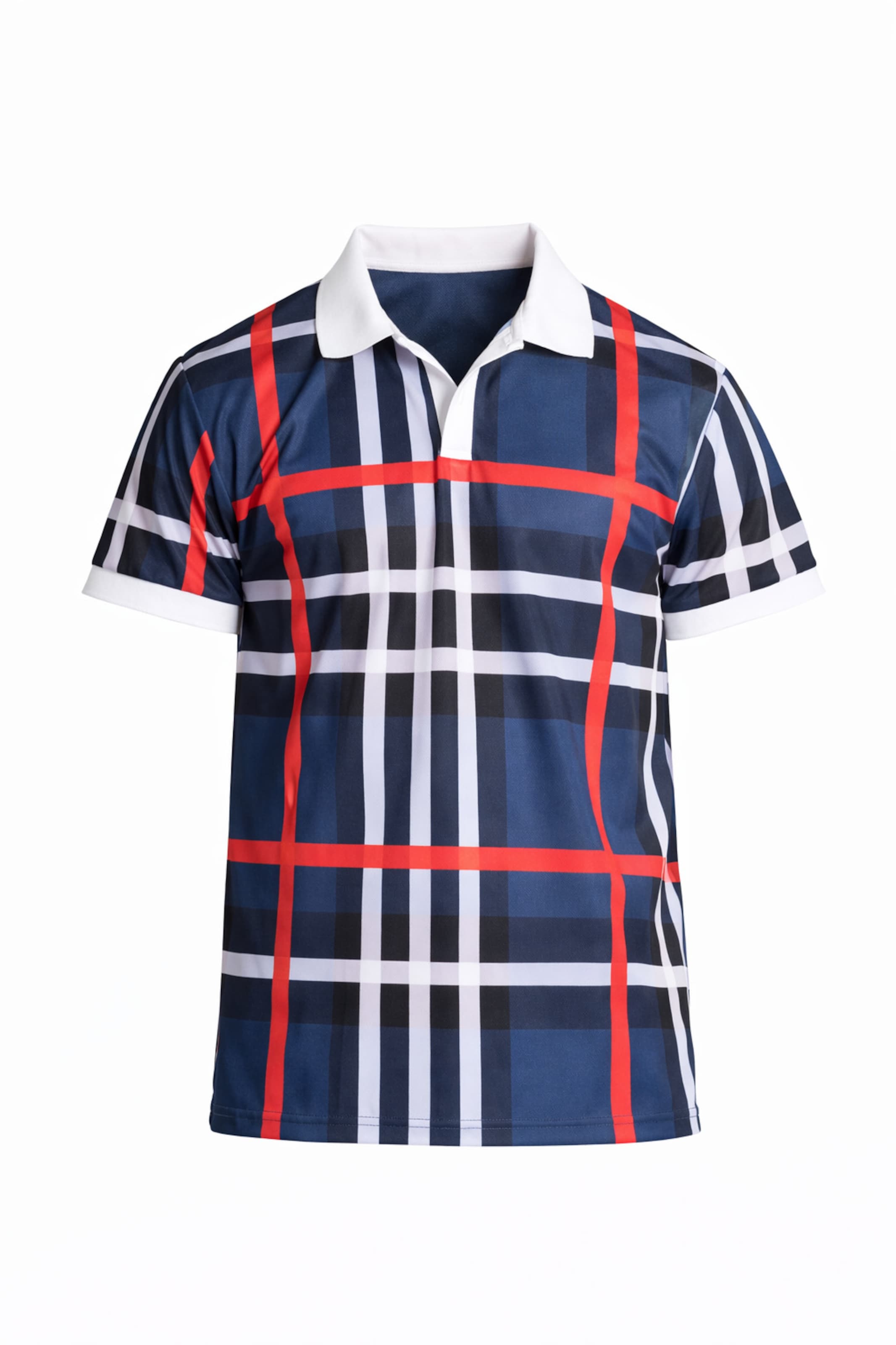Gianni Kavanagh T-Shirt en XL en bleu / rouge sang / blanc, Vue avec produit