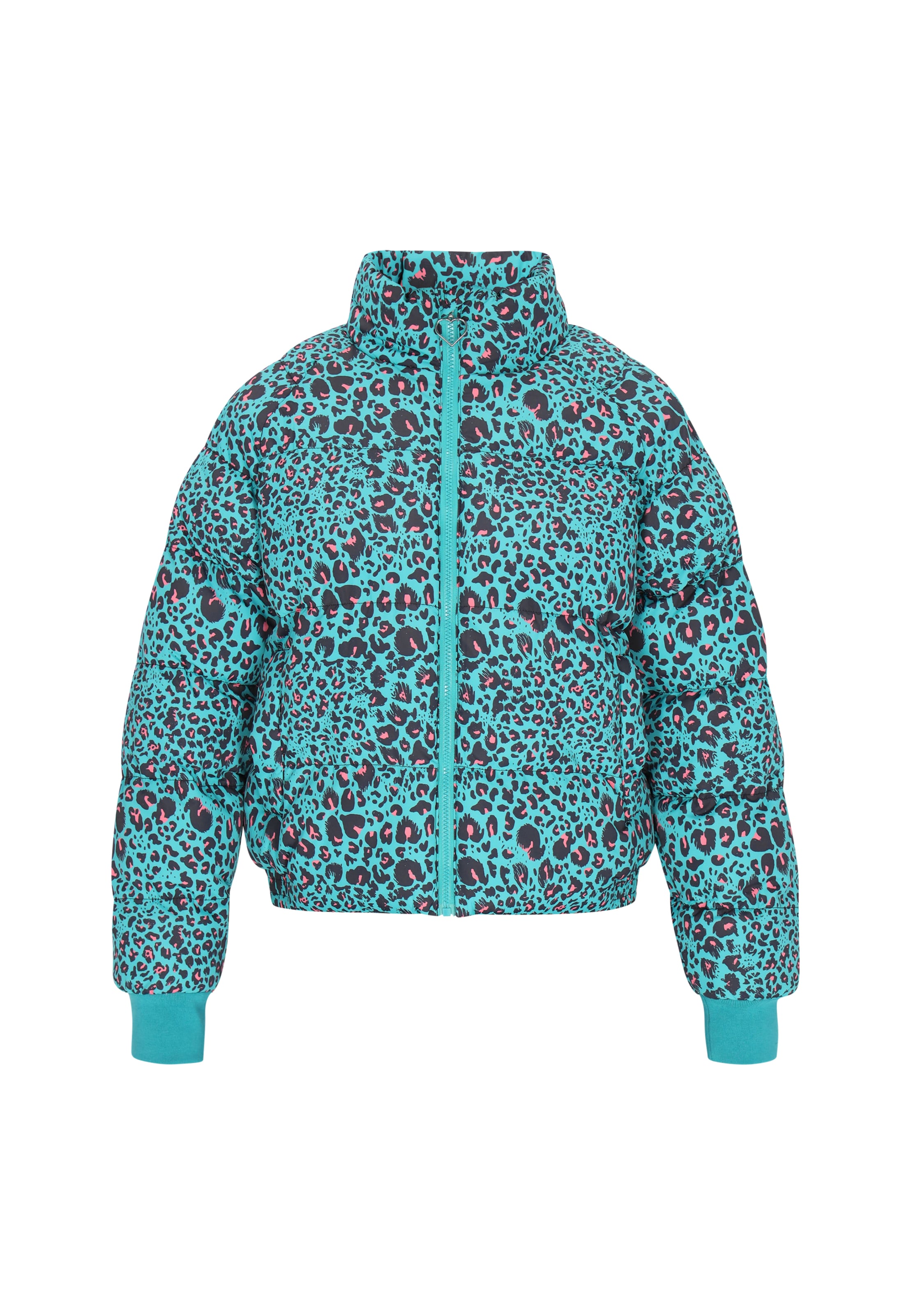 MYMO Демисезонная куртка 'Young Fashion' в Бирюзовый / Розовый / Черный, Обзор товара