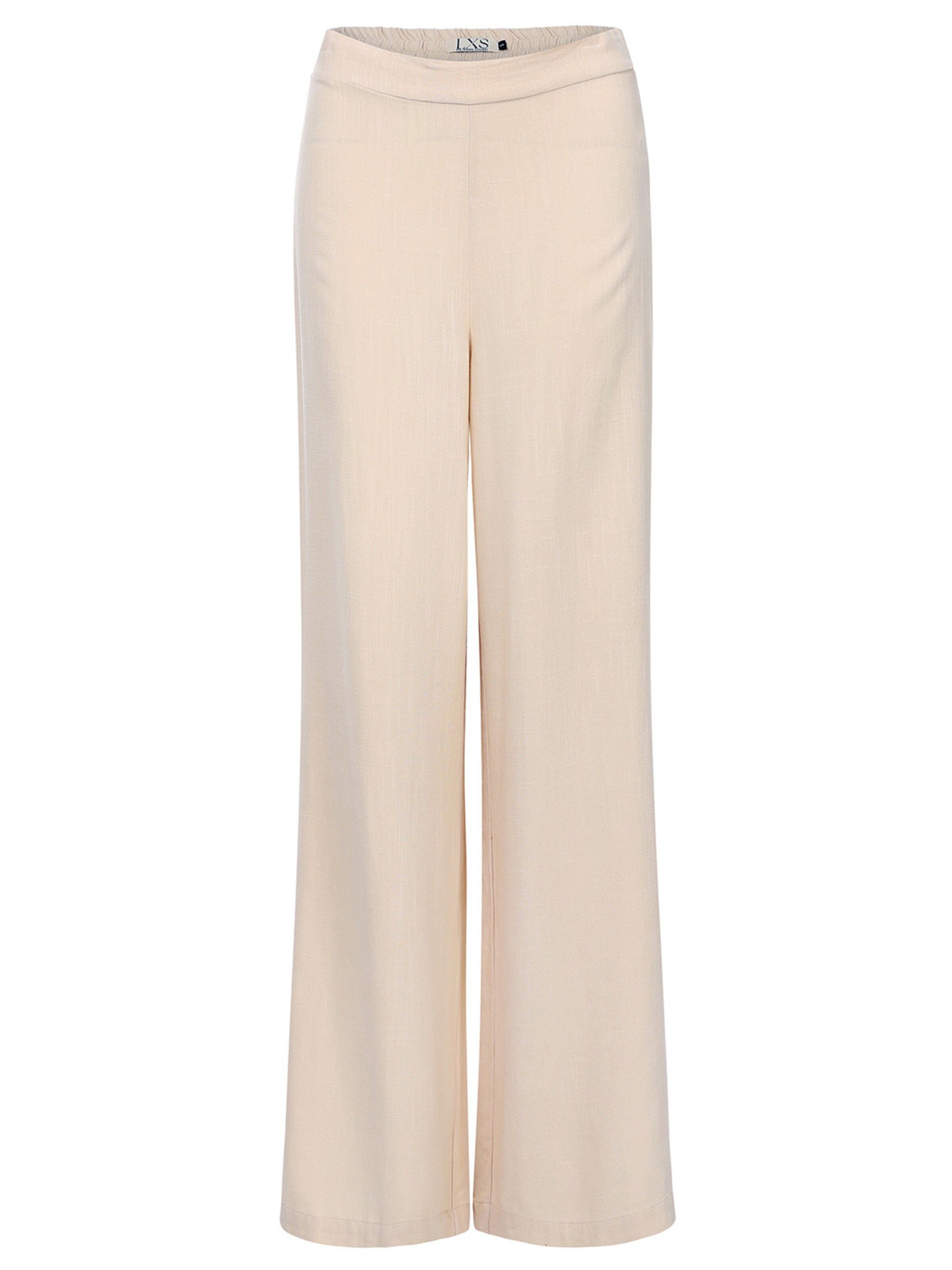 Looxs Revolution Wide leg Pants in Beige: front