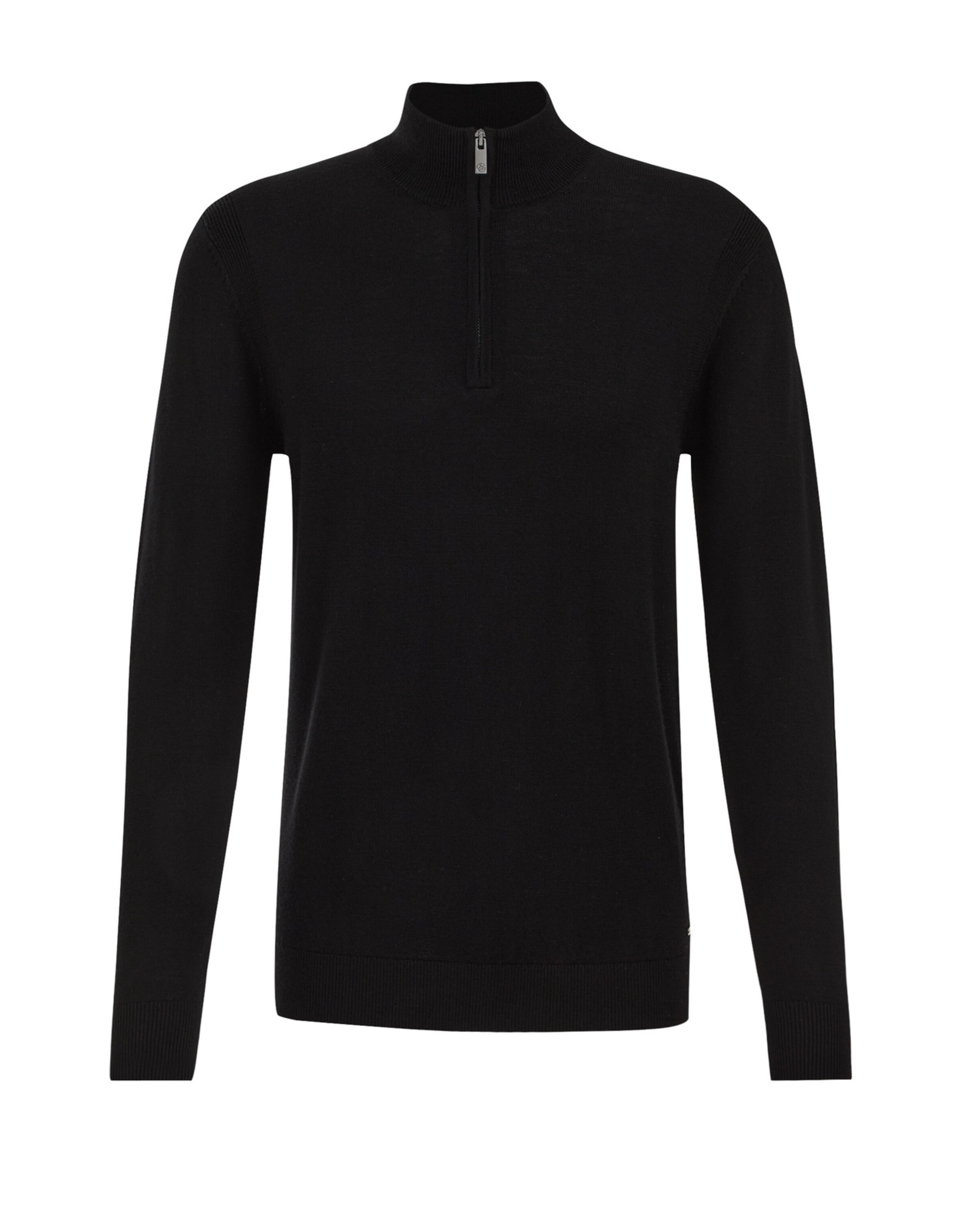 van Gils Pullover in Schwarz: Vorderseite