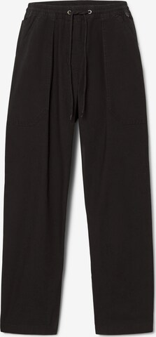 TIMBERLAND Regular Trousers 'Woven ' in Black: front