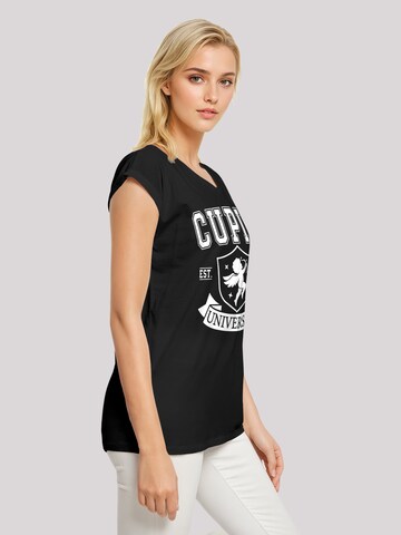 T-shirt 'Cupid University Valentinstag' F4NT4STIC en noir
