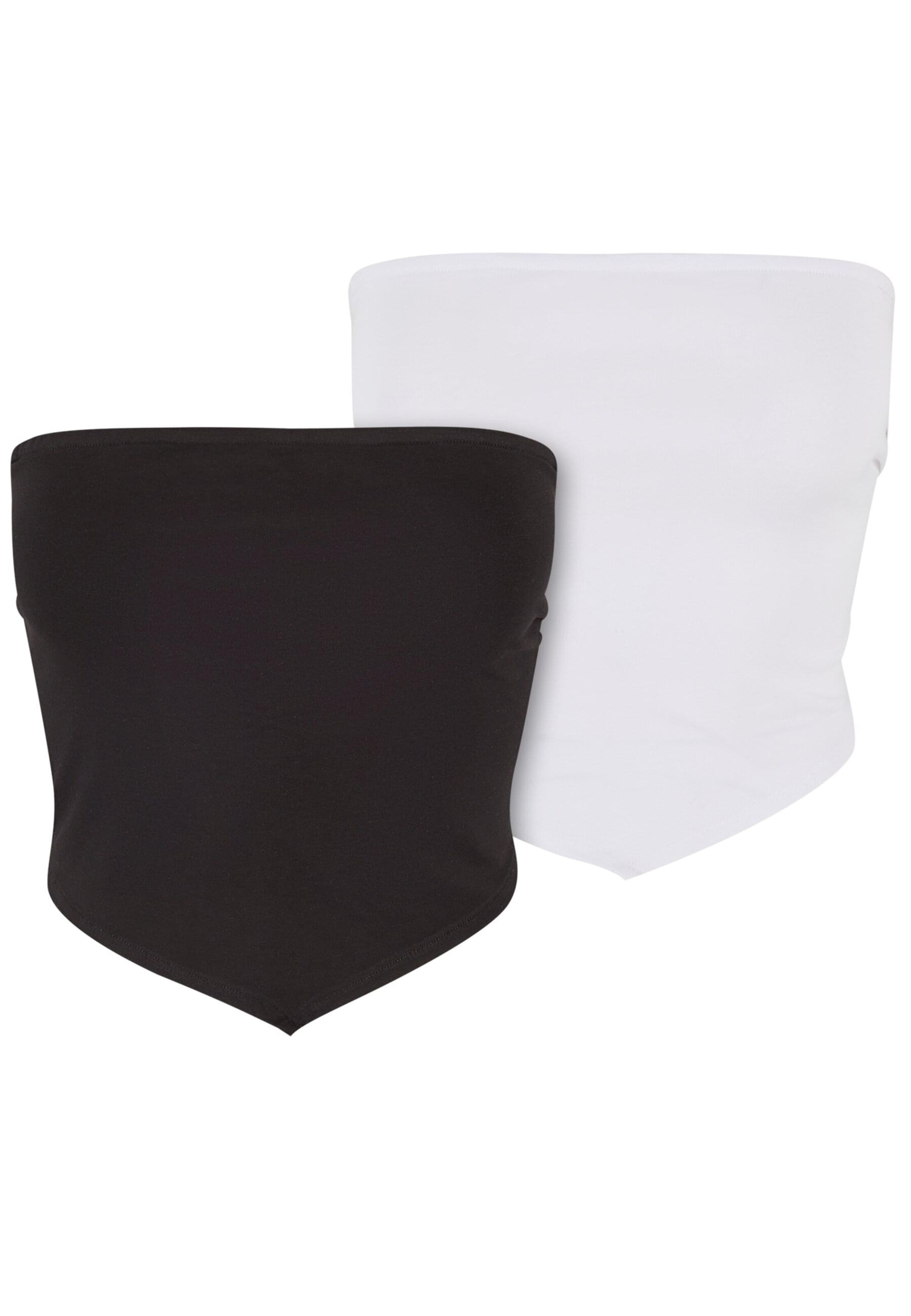 Urban Classics Top in Schwarz: Vorderseite