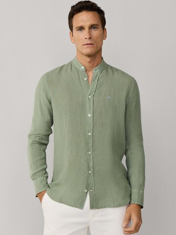 Hackett London Regular fit Button Up Shirt in Green: front