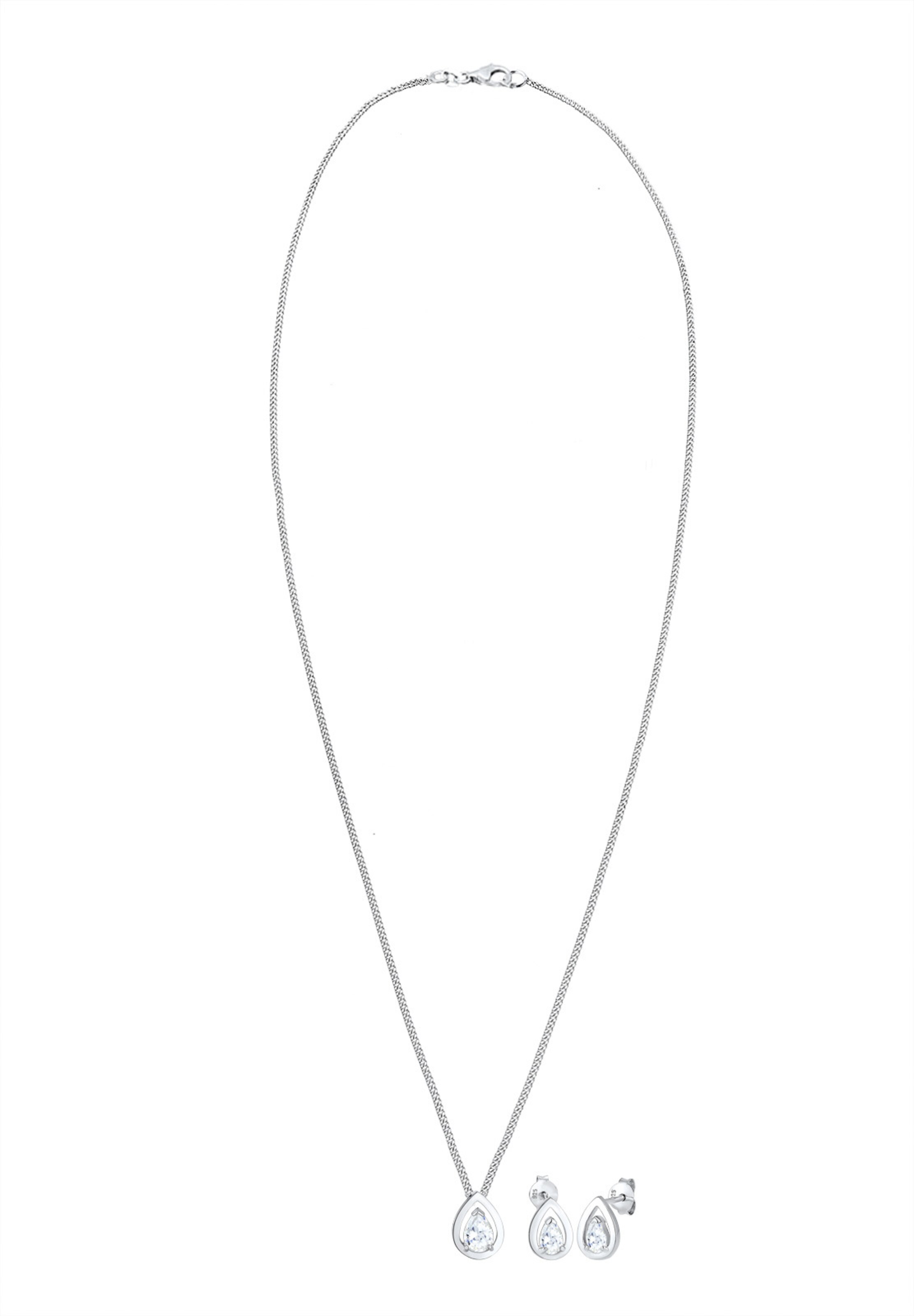 ELLI Jewelry set in Silver: front