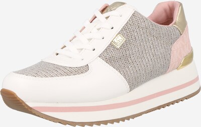 MICHAEL Michael Kors Sneakers laag 'MONIQUE' in de kleur Bruin gemêleerd / Goud / Oudroze / Offwhite, Productweergave