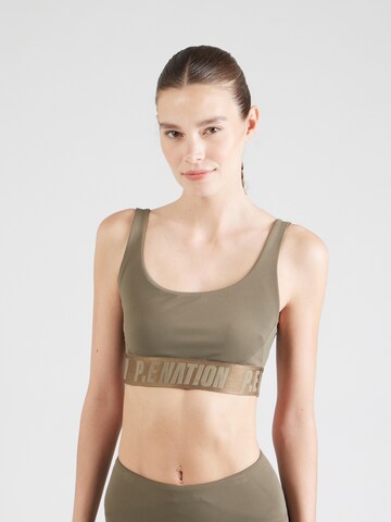Bustier Soutien-gorge de sport P.E Nation en vert : devant