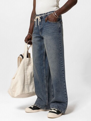 Wide leg Jeans 'CONROE' di VAMOS CLO in blu