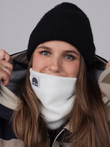 WESORA GmbH Schlauchschal 'Fleece Neckwarmer - All Black' in Weiß