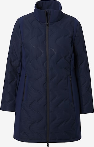 Ulla Popken Winter Jacket in Blue: front