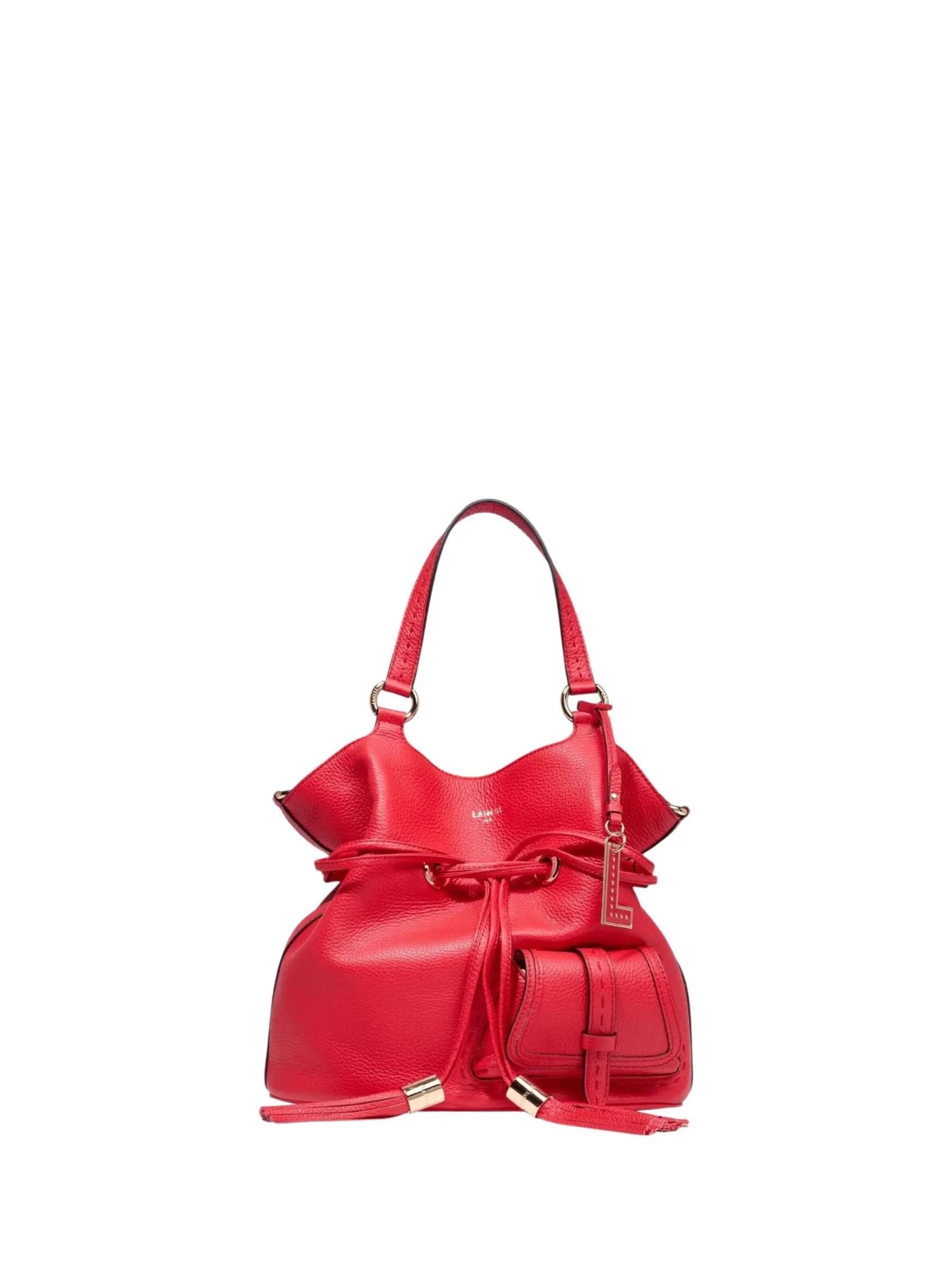 Lancel Handtasche 'Sac Seau M Lancel 1Er Flirt Rouge'‌‌‌‌ in Rot: Vorderseite
