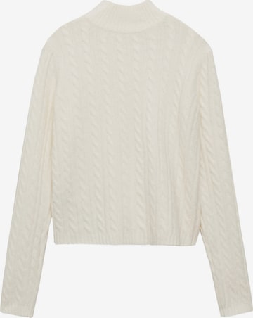 Pull-over 'SEEDSPER' MANGO en beige : devant