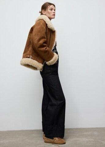 MANGO Moccasins 'Eris' in Beige